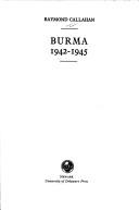 Cover of: Burma, 1942-1945