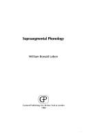 Cover of: Suprasegmental phonology