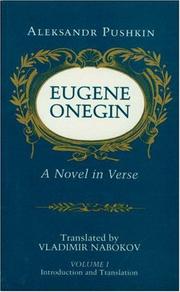 Cover of: Eugene Onegin by Aleksandr Sergeyevich Pushkin
