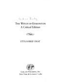 Cover of: The witch of Edmonton by Thomas Dekker