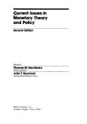 Cover of: Current issues in monetary theory and policy