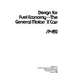 Cover of: Design for fuel economy--the General Motors "X" cars.