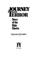 Cover of: Journey into terror by Gertrude Schneider