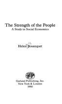 Cover of: The strength of the people | Helen Dendy Bosanquet