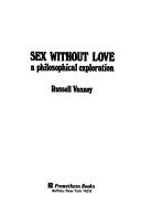 Cover of: Sex without love by Russell Vannoy