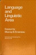 Cover of: Language and linguistic area