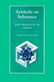 Aristotle on substance by Mary Louise Gill