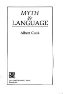Cover of: Myth and language | Albert Spaulding Cook