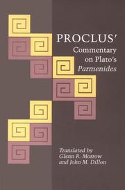 Cover of: Proclus' Commentary on Plato's "Parmenides" by Proclus Diadochus