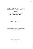 Cover of: Essays on art and ontology