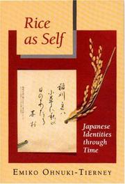 Rice as self by Emiko Ohnuki-Tierney