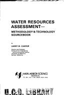 Cover of: Water resources assessment by Larry W. Canter