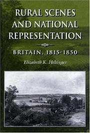 Cover of: Rural scenes and national representation by Elizabeth K. Helsinger