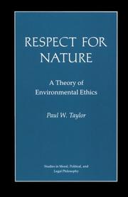 Cover of: Respect for nature by Paul W. Taylor