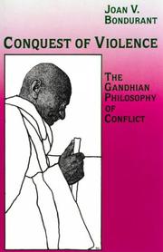 Cover of: Conquest of violence by Joan V. Bondurant