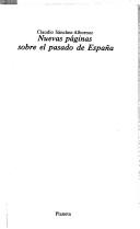Cover of: Nuevas páginas sobre el pasado de España