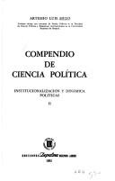 Cover of: Compendio de ciencia política by Artemio Luis Melo