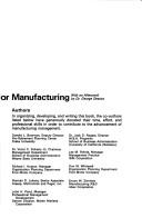 Cover of: Organization for manufacturing.