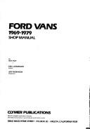 Cover of: Ford vans, 1969-1987: gas & diesel shop manual