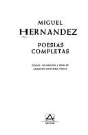 Cover of: Poesías completas