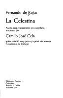 Cover of: La Celestina by Fernando de Rojas