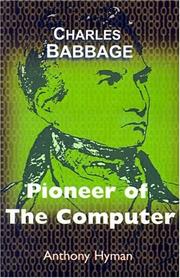 Cover of: Charles Babbage by Anthony Hyman