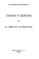 Cover of: Cosas y gentes