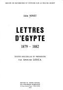 Cover of: Lettres d'Égypte by John Ninet