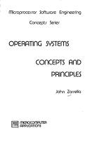 Cover of: Operating systems, concepts and principles