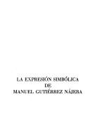 Cover of: La expresión simbólica de Manuel Gutiérrez Nájera
