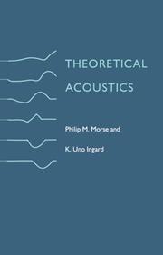 Cover of: Theoretical acoustics by Philip McCord Morse