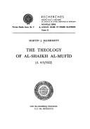 Cover of: The theology of al-Shaikh al-Mufīd (d. 413/1022) by Martin J. McDermott