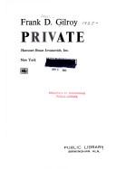 Cover of: Private by Frank Daniel Gilroy