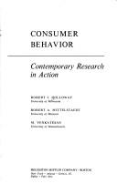 Cover of: Consumer behavior: contemporary research in action