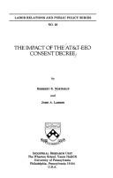 Cover of: The impact of the AT&T-EEO consent decree by Herbert Roof Northrup