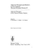 Cover of: Adjuvant therapies of the various primary tumors