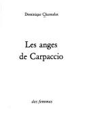 Cover of: Les anges de Carpaccio