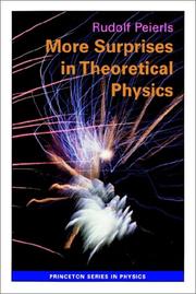 Cover of: More surprises in theoretical physics