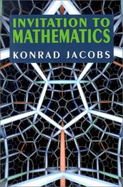 Cover of: Invitation to mathematics by Konrad Jacobs