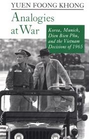 Cover of: Analogies at war