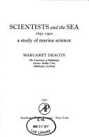Cover of: Scientists and the sea, 1650-1900: a study of marine science.