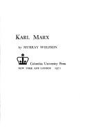 Cover of: Karl Marx.