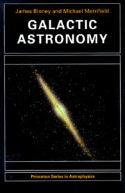 Cover of: Galactic astronomy
