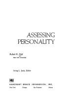 Cover of: Assessing personality