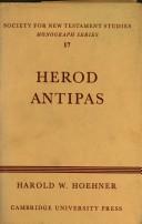 Cover of: Herod Antipas