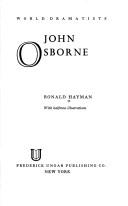 Cover of: John Osborne. by Ronald Hayman