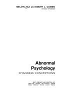 Cover of: Abnormal psychology: changing conceptions