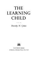 Cover of: The learning child