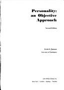 Cover of: Personality: an objective approach