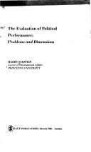 Cover of: The evaluation of political performance: problems and dimensions.